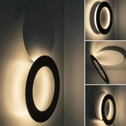 Straluma Moderne LED design lamp wit zwart verstelbaar><noscript><img width=