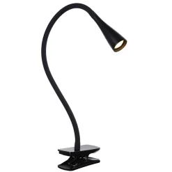 Straluma Moderne LED klemlamp zwart inclusief dimbaar LED> Woonkamerlampen|Tienerkamerlampen