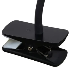 Straluma Moderne LED klemlamp zwart inclusief dimbaar LED><noscript><img width=