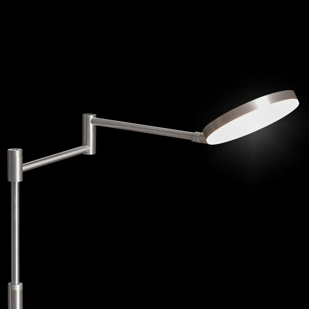Straluma Moderne LED leeslamp vloerlamp aluminium mat> Vloerlampen|Leeslampen