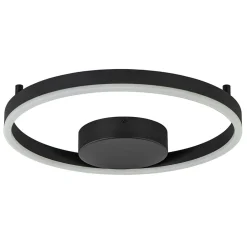 Straluma Moderne LED plafond/wandlamp ring zwart> Plafondlampen|Wandlampen