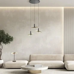 Straluma Moderne LED tafellamp zwart/goud dimbaar><noscript><img width=