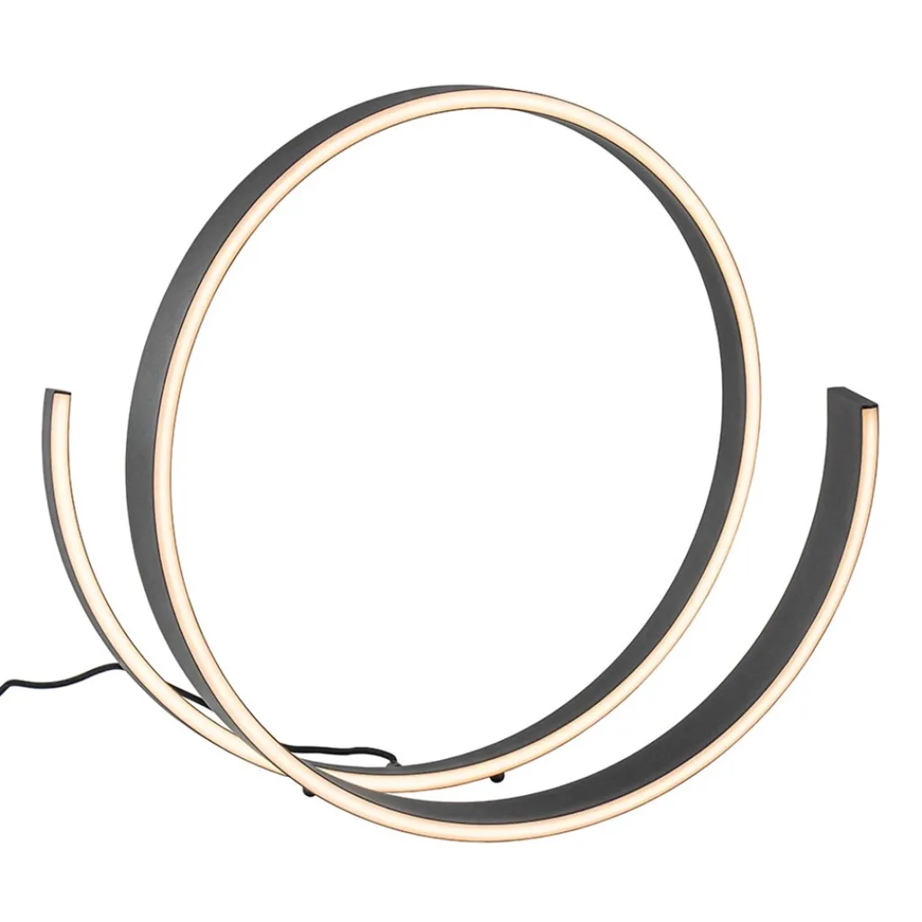 Straluma Moderne LED tafellamp zwart met dim to warm functie> Tafellampen|LED Tafellampen