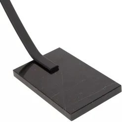 Straluma Moderne LED vloerlamp zwart met zwart marmer><noscript><img width=