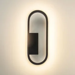 Straluma Moderne LED wandlamp zwart><noscript><img width=