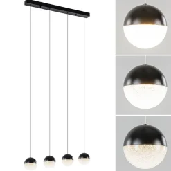 Straluma Moderne 4-lichts hanglamp met LED 3-standen dimbaar><noscript><img width=