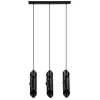 Straluma Moderne 3-lichts hanglamp zwart metaal> Eettafellampen|Pendel Lampen