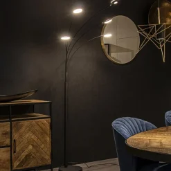 Straluma Moderne 5-lichts LED vloerlamp zwart><noscript><img width=