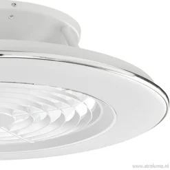 Straluma Moderne plafondventilator wit incl. LED> Plafondlampen|Plafondventilatoren met lamp
