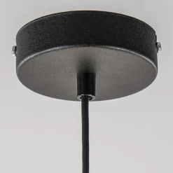 Straluma Moderne retro hanglamp zwart met witte bollen><noscript><img width=