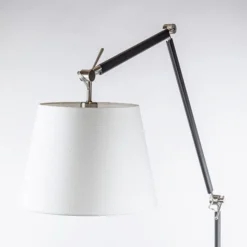Straluma Moderne staande lamp staal met zwart> Leeslampen|Woonkamerlampen