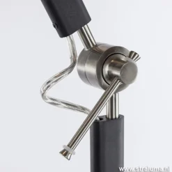 Straluma Moderne staande lamp staal met zwart><noscript><img width=