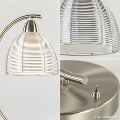 Straluma Moderne tafellamp draad staal aluminium><noscript><img width=