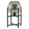 Straluma Moderne tafellamp frame met smoke glazen bol> Tafellampen|Luxe Verlichting