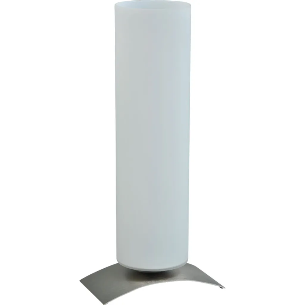 Straluma Moderne tafellamp Oblica zuil nikkel> Woonkamerlampen|Slaapkamerlampen