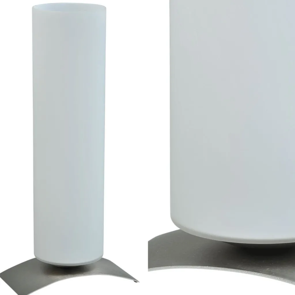 Straluma Moderne tafellamp Oblica zuil nikkel> Woonkamerlampen|Slaapkamerlampen