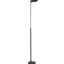 Straluma Moderne uplighter zwart met dimbaar LED> Vloerlampen|Uplighters
