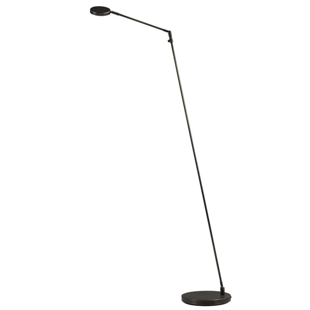 Straluma Moderne vloerlamp/leeslamp zwart LED dim-to-warm> Vloerlampen|Leeslampen