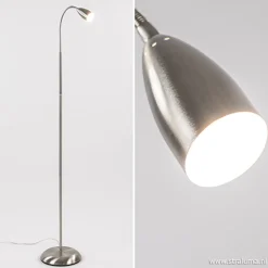 Straluma Moderne vloer/leeslamp met touchdimmer> Vloerlampen|Leeslampen