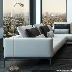 Straluma Moderne vloer/leeslamp met touchdimmer><noscript><img width=