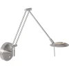 Straluma Moderne wandlamp staal met dimbaar LED> Wandlampen|Leeslampen