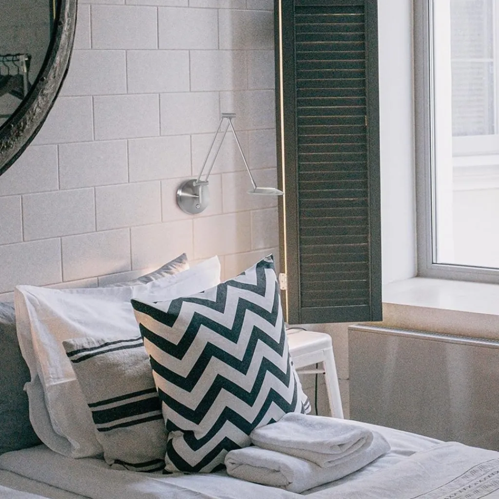 Straluma Moderne wandlamp staal met dimbaar LED> Wandlampen|Leeslampen