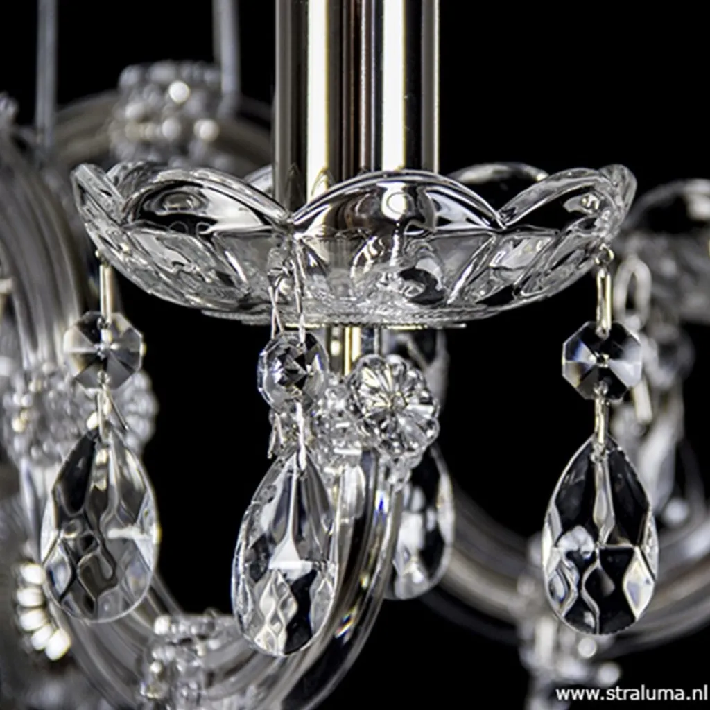 Straluma Mooie wandlamp Maria Theresa 2-lichts> Bedlampjes|Woonkamerlampen