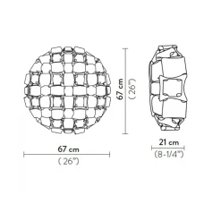 Straluma Multicolor design wand/plafondlamp Mida Slamp><noscript><img width=