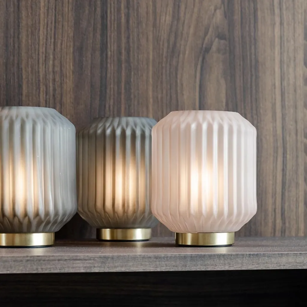 Straluma Olijf groene tafellamp Ivot op batterij> Tafellampen|Light and Living