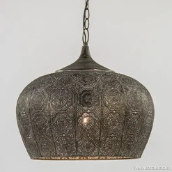 Straluma Oosterse hanglamp Emine goud/bruin> Eettafellampen|Light and Living
