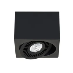 Straluma Opbouwspot box zwart 1-lichts led> Plafondlampen|Opbouwspots