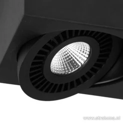 Straluma Opbouwspot box zwart 1-lichts led><noscript><img width=