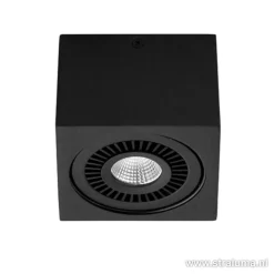 Straluma Opbouwspot box zwart 1-lichts led><noscript><img width=