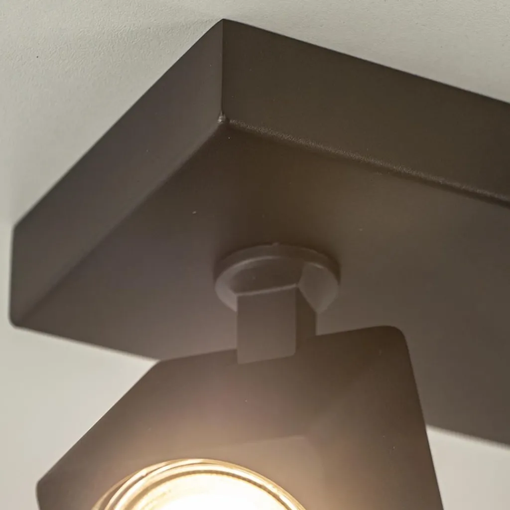 Straluma Opbouwspot 2-lichts balk zwart> Opbouwspots|Woonkamerlampen