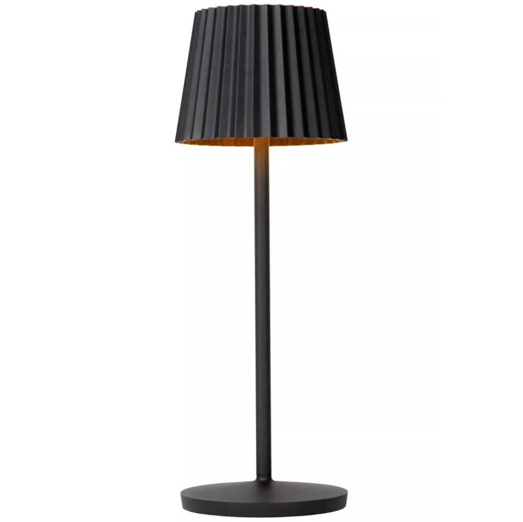 Straluma Oplaadbare tafellamp inclusief dimbaar LED zwart IP54> Tafellampen|Buitenlampen