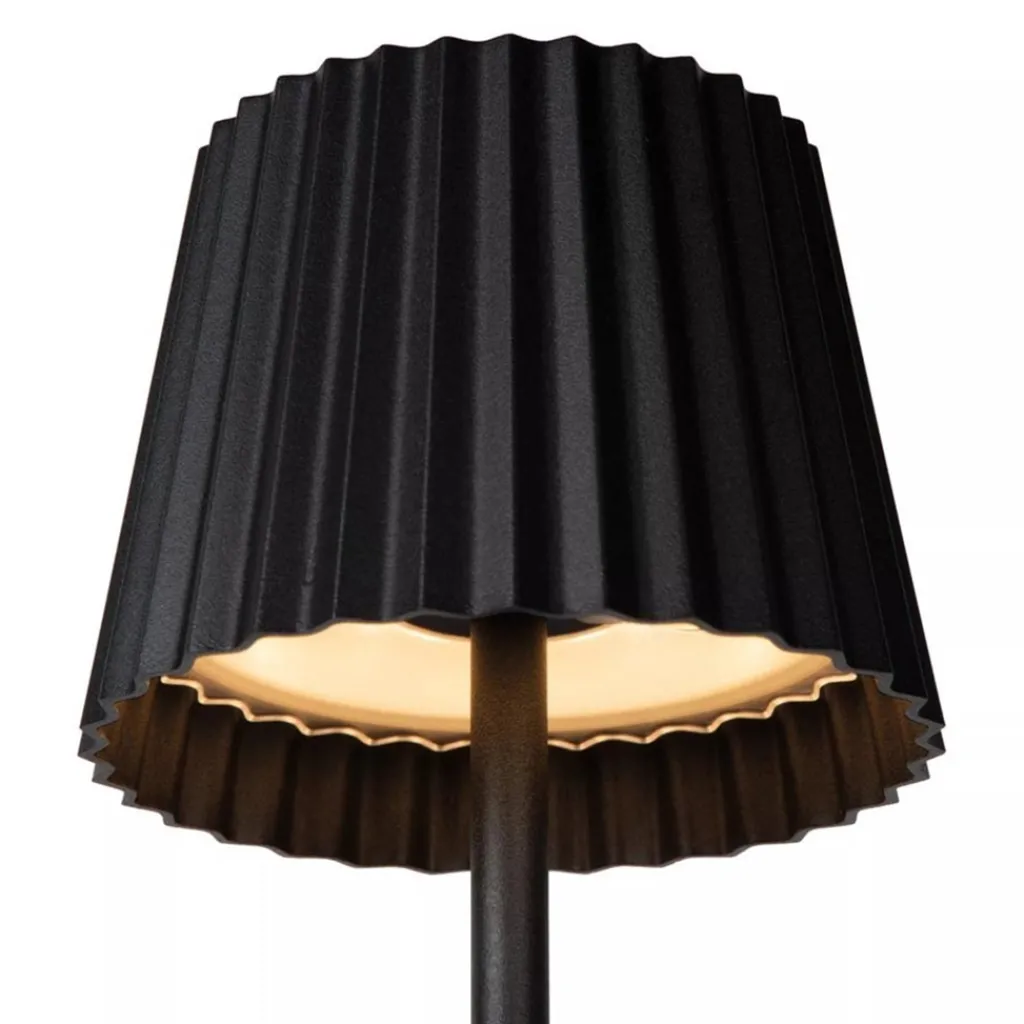 Straluma Oplaadbare tafellamp inclusief dimbaar LED zwart IP54> Tafellampen|Buitenlampen