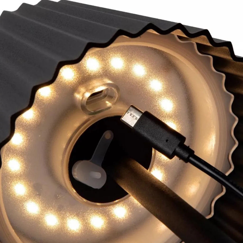 Straluma Oplaadbare tafellamp inclusief dimbaar LED zwart IP54> Tafellampen|Buitenlampen