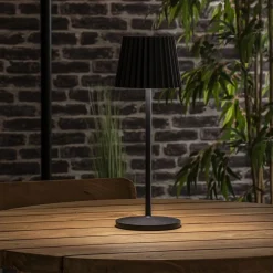 Straluma Oplaadbare tafellamp inclusief dimbaar LED zwart IP54><noscript><img width=