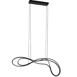 Straluma Organische LED hanglamp zwart dimbaar> Hanglampen|Eettafellampen