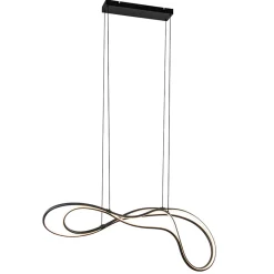 Straluma Organische LED hanglamp zwart dimbaar> Hanglampen|Eettafellampen