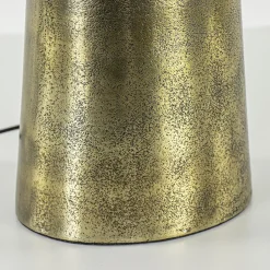 Straluma Ovale lampvoet Baloe antiek brons excl. kap> Tafellampen|Lampenvoeten