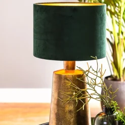 Straluma Ovale lampvoet Baloe antiek brons excl. kap><noscript><img width=