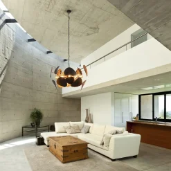 Straluma Ovale videlamp textured black met ambachtelijk brons><noscript><img width=