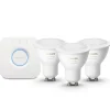 Straluma Philips Hue kit 3xgu10 color+ bridge> Smart lampen|Philips Hue