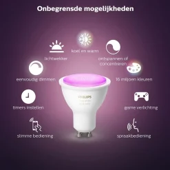 Straluma Philips Hue kit 3xgu10 color+ bridge><noscript><img width=