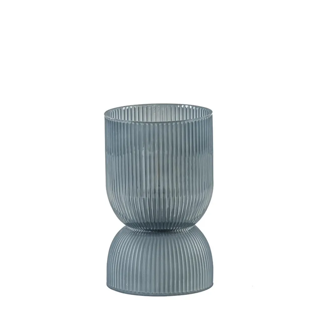 Straluma Phoebe kleine light and living tafellamp blauw-grijs op batterijen> Tafellampen|Light and Living