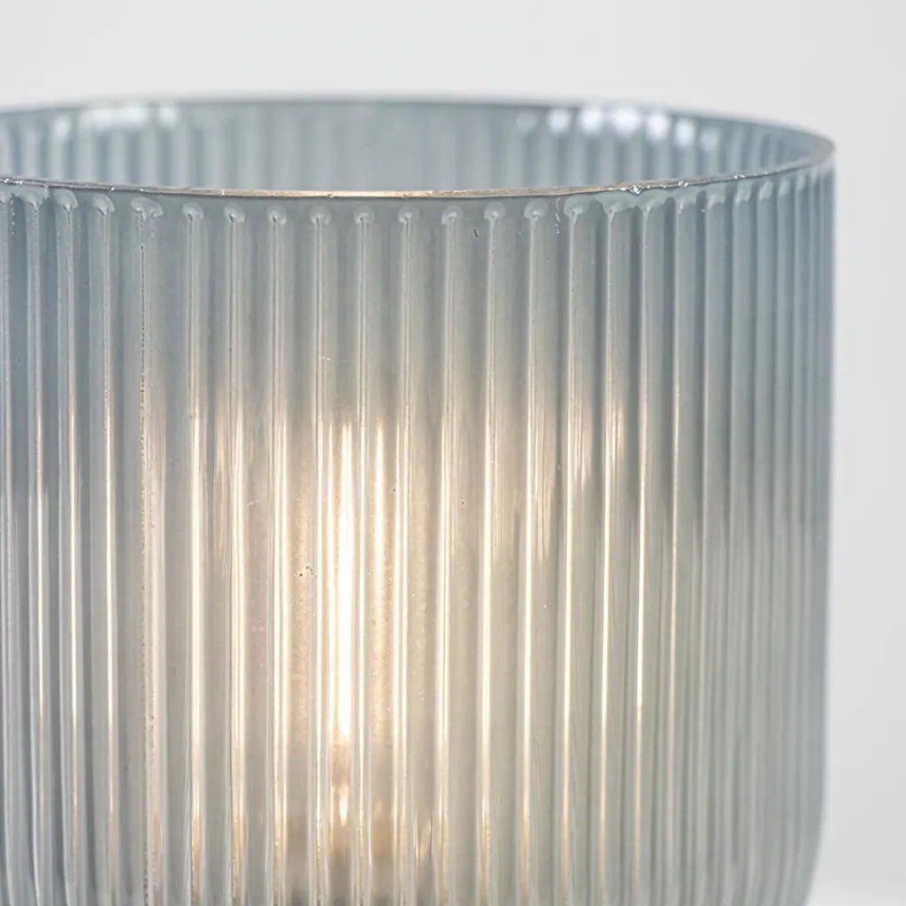 Straluma Phoebe kleine light and living tafellamp blauw-grijs op batterijen> Tafellampen|Light and Living