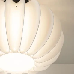 Straluma Plafondlamp Arena 30cm zwart/kap wit><noscript><img width=