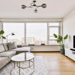 Straluma Plafondlamp Blom 3L zwart/smoke glas><noscript><img width=