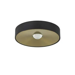 Straluma Plafondlamp Bright 20 zwart/matgoud> Plafondlampen|Opbouwspots